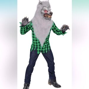 NWT Spooktacular Werewolf Costume for Kids, Size 8 - 10 Years
